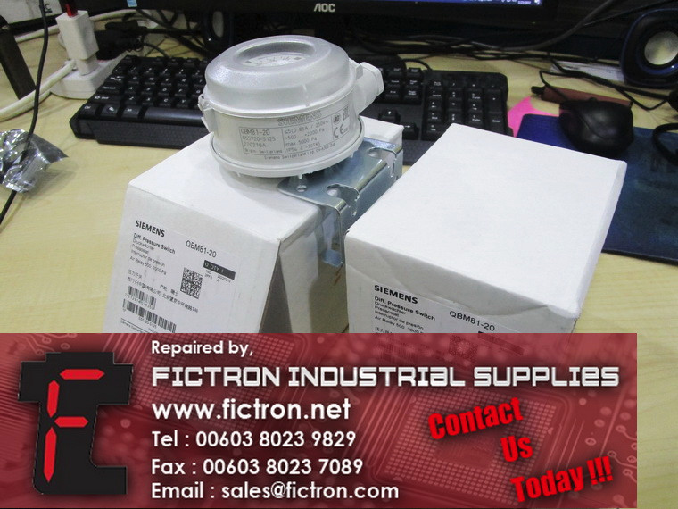 QBM81-20 QBM8120 SIEMENS Diff. Pressure Switch Supply Malaysia Singapore Indonesia USA Thailand