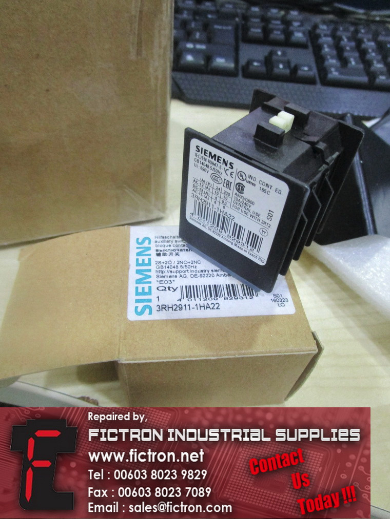 3RH2911-1HA22 3RH29111HA22 SIEMENS Auxiliary Switch Block  Supply Malaysia Singapore Indonesia USA Thailand