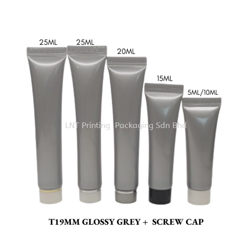 T19MM Grey Soft Tube With Screw Cap