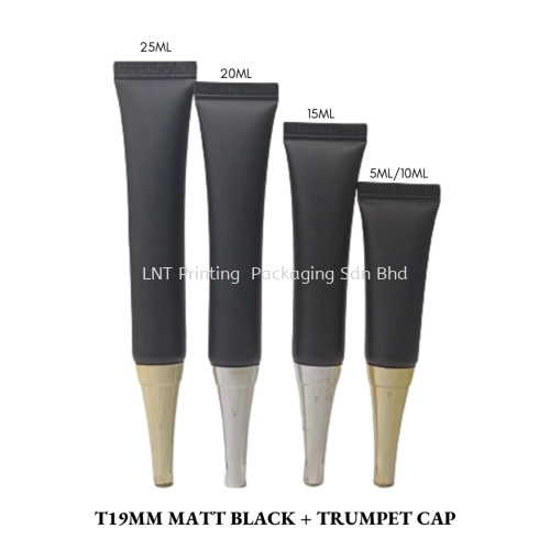 T19MM MAtt Black With Trumpet Cap 