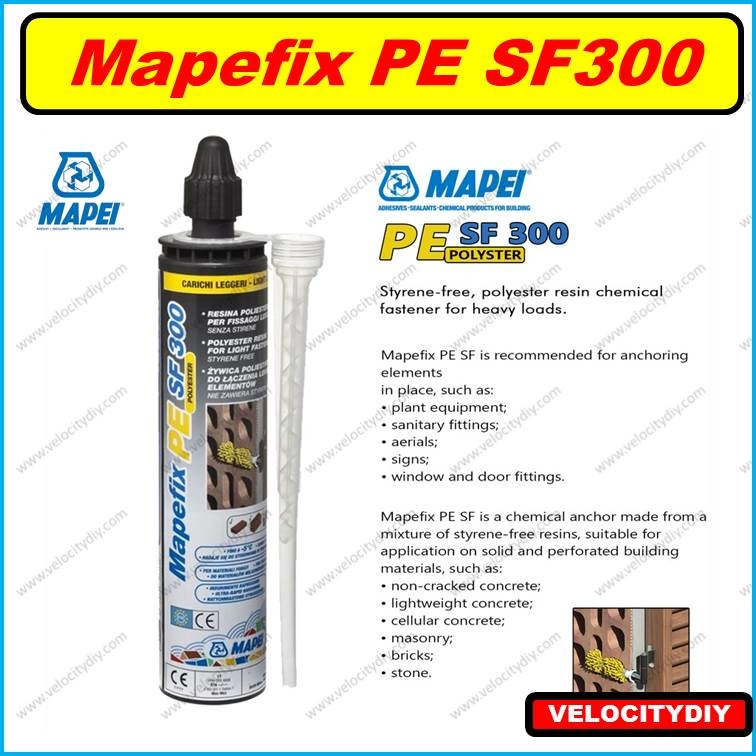 （结构胶/免钉胶/花铁胶/扩建）MAPEI MAPEFIX VE SF300 300ml/Structural Sealants/Construction Bar Sealants