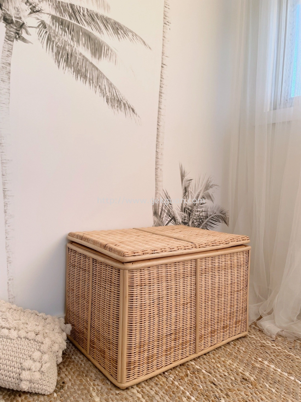 RTB 003 - RATTAN TOY BOX