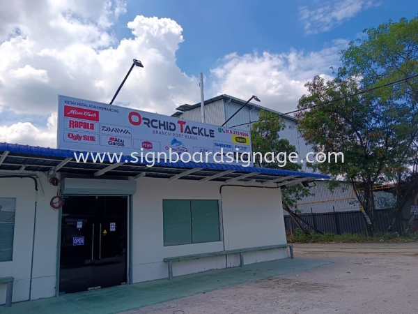 Orchid Tackle - Gi Signboard - Ampang  GI METAL SIGNAGE Klang, Selangor, Malaysia, Kuala Lumpur (KL), Pahang, Kuantan Manufacturer, Maker, Supplier, Supply | Dynasty Print Solution