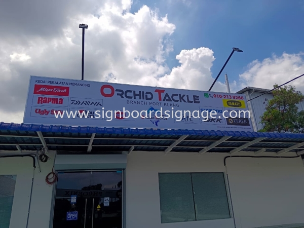 Orchid Tackle - Gi Signboard - Ampang  GI METAL SIGNAGE Klang, Selangor, Malaysia, Kuala Lumpur (KL), Pahang, Kuantan Manufacturer, Maker, Supplier, Supply | Dynasty Print Solution