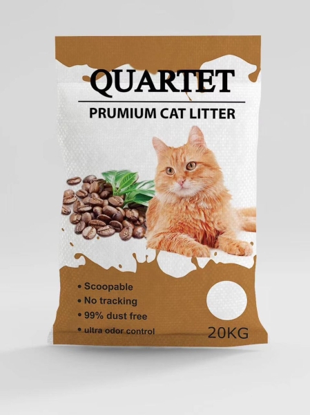 60269 Quartet 20Kgs Cat Litter - Coffee Bentonite Quartet Cat Litter Selangor, Malaysia, Kuala Lumpur (KL), Sungai Buloh Supplier, Suppliers, Supply, Supplies | Petopet Marketing Sdn Bhd