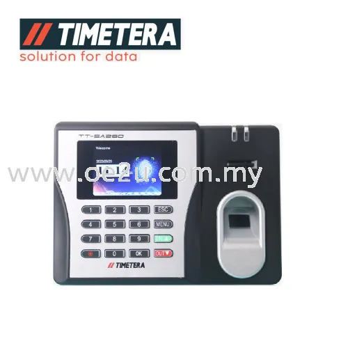 TIMETERA SA260 Fingerprint Time Attendance System (Software Reporting & WiFi Connection)