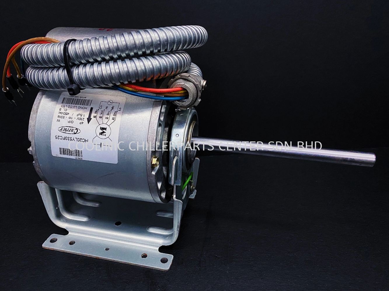 HC20LY533FC25 Fan Motor, Low Static 230V-50HZ 4-POLE C/W Fan Capacitor [Single Shaft]