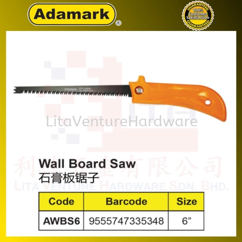 ADAMARK BRAND WALL BOARD SAW AWBS6