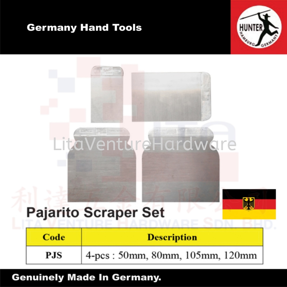 GERMANY BRAND PAJARITO SCRAPER SET PJS