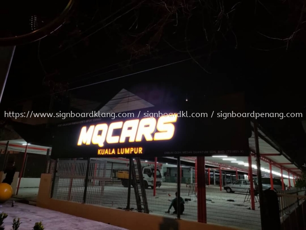 mqcars 3d led frontlit box up lettering logo signage signboard at Kuala Lumpur  3D LED SIGNAGE Kuala Lumpur (KL), Malaysia Supplies, Manufacturer, Design | Great Sign Advertising (M) Sdn Bhd