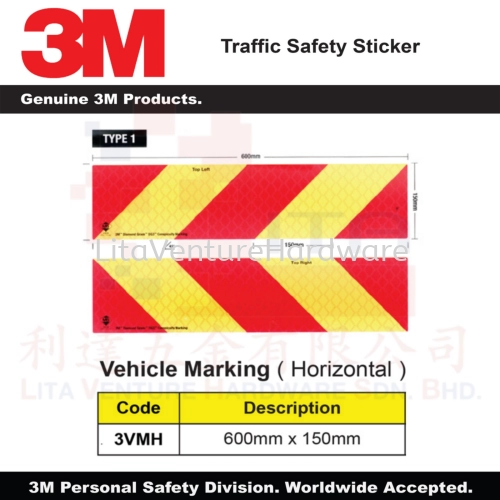 3M VEHICLA MARKING (HORIZONTAL) 3VMH