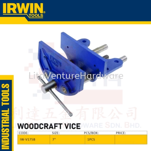 IRWIN BRAND WOODCRAFT VICE IWV175B