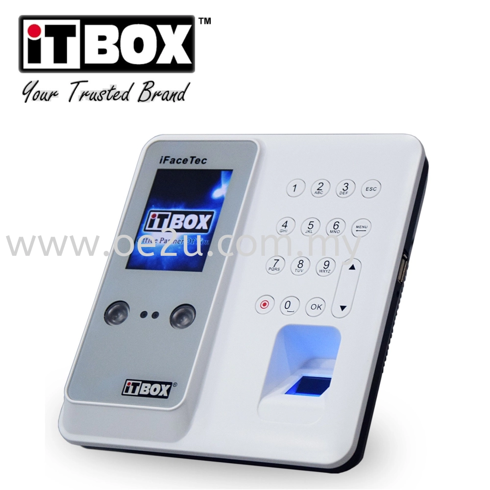  iTBOX iFaceTec Face Recognition & Fingerprint Time Recorder