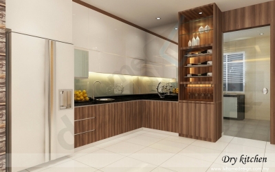 Dry Kitchen 3D Design Draw