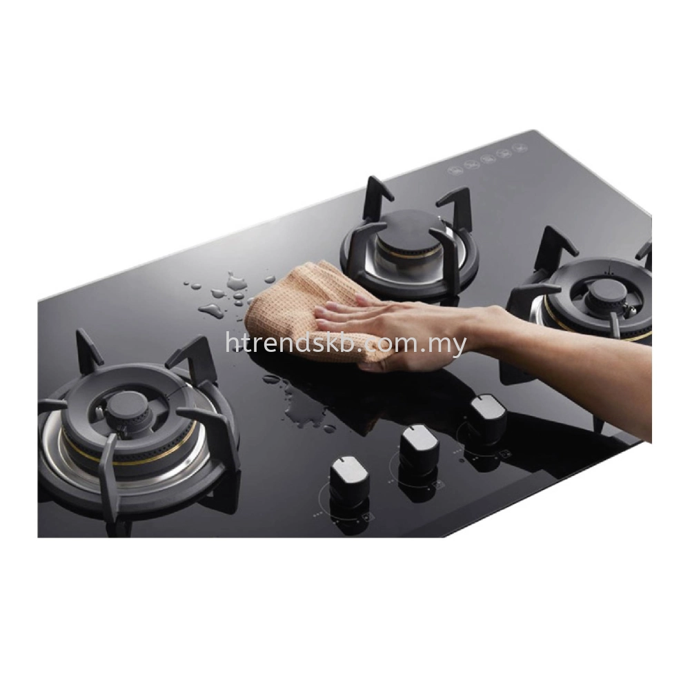 Rinnai 3-Hyper Burner Built-in Gas Hob (Glass) RB-93UG