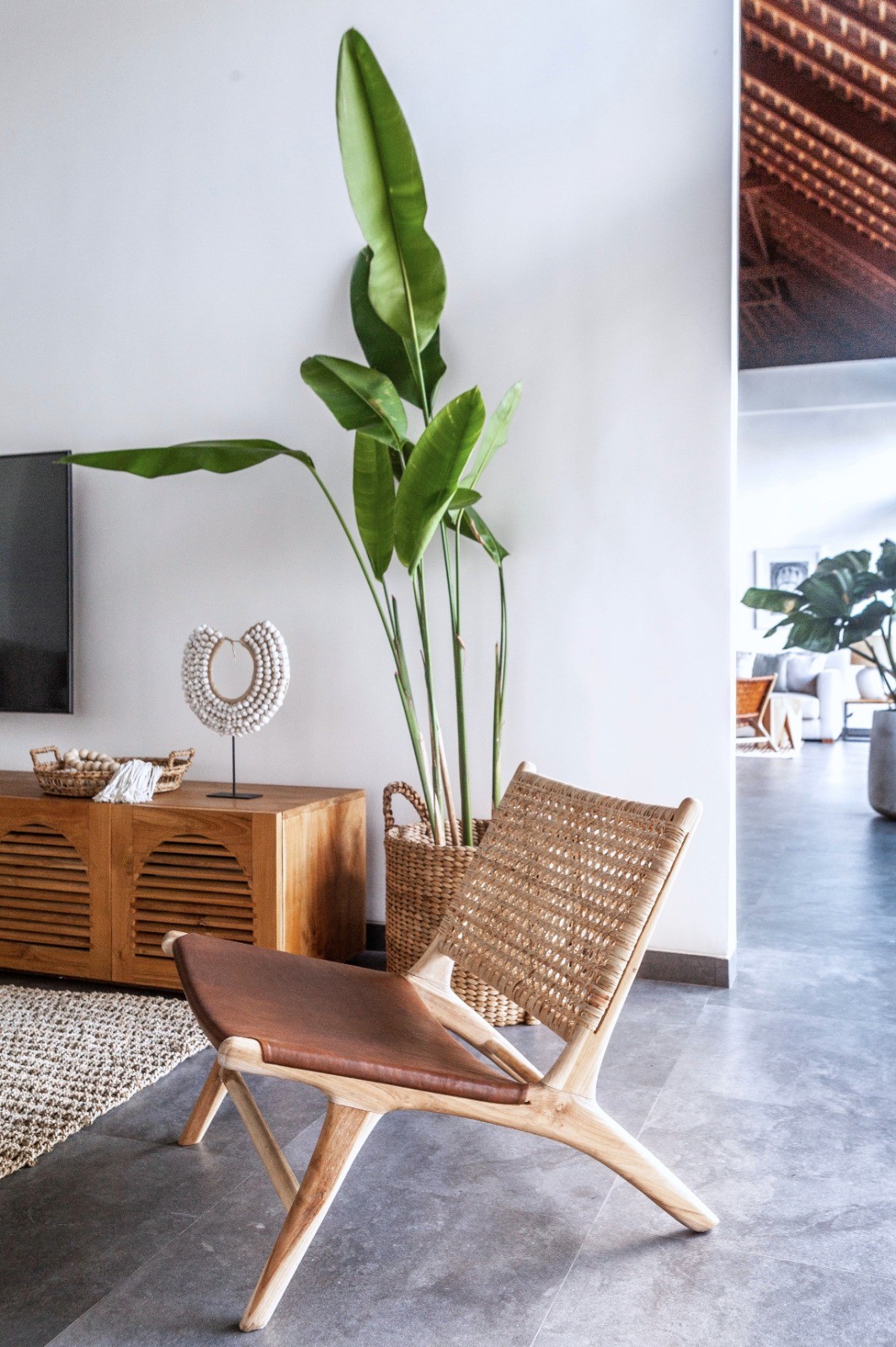 RLC 005 - RATTAN LOUNGE CHAIR