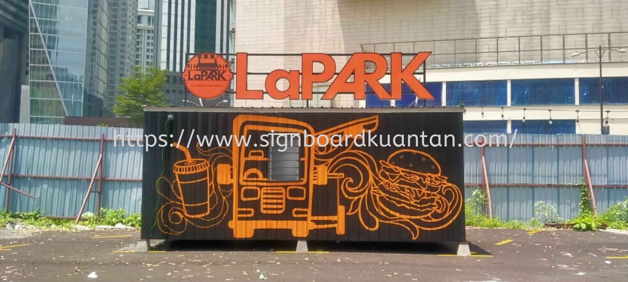 LAPARK 3D LED FRONTLIT SIGNAGE SIGNBOARD LETTERING AT PAHANG TRIANG