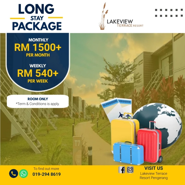 Long Stay Package Others Pengerang, Johor Bahru (JB), Malaysia Resort, Hotel | Lakeview Terrace Resort