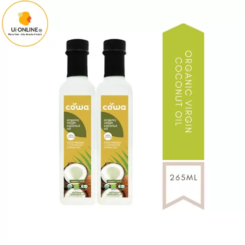 COWA Organic Virgin Coconut Oil/Minyak Kelapa Dara Organik (265ml)