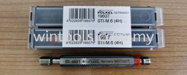 STI-M6 X 1.0 (4H) STI-PRECISION THREAD PLUG GAUGE VOLKEL (GERMANY) Penang, Malaysia Supplier, Suppliers, Supply, Supplies | Wintools Engineering Technology Sdn Bhd