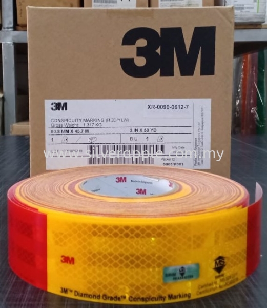 3M Vehicle Side Marking Type 5 - Side Marking 3M DIAMOND GRADE CONSPICUITY MARKING - SIRIM VEHICLE MARKING Selangor, Malaysia, Kuala Lumpur (KL), Petaling Jaya (PJ) Supplier, Suppliers, Supplies, Supply | Silverapple Trading