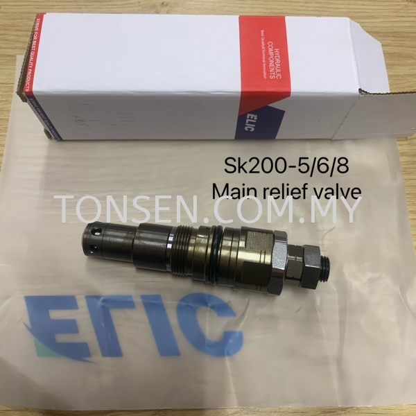 MAIN RELIEF VALVE SK200-8 SPARE PART Johor Bahru (JB), Malaysia, Skudai Supplier, Rental, Wholesaler, Supply | TS MACHINERY PARTS SDN BHD