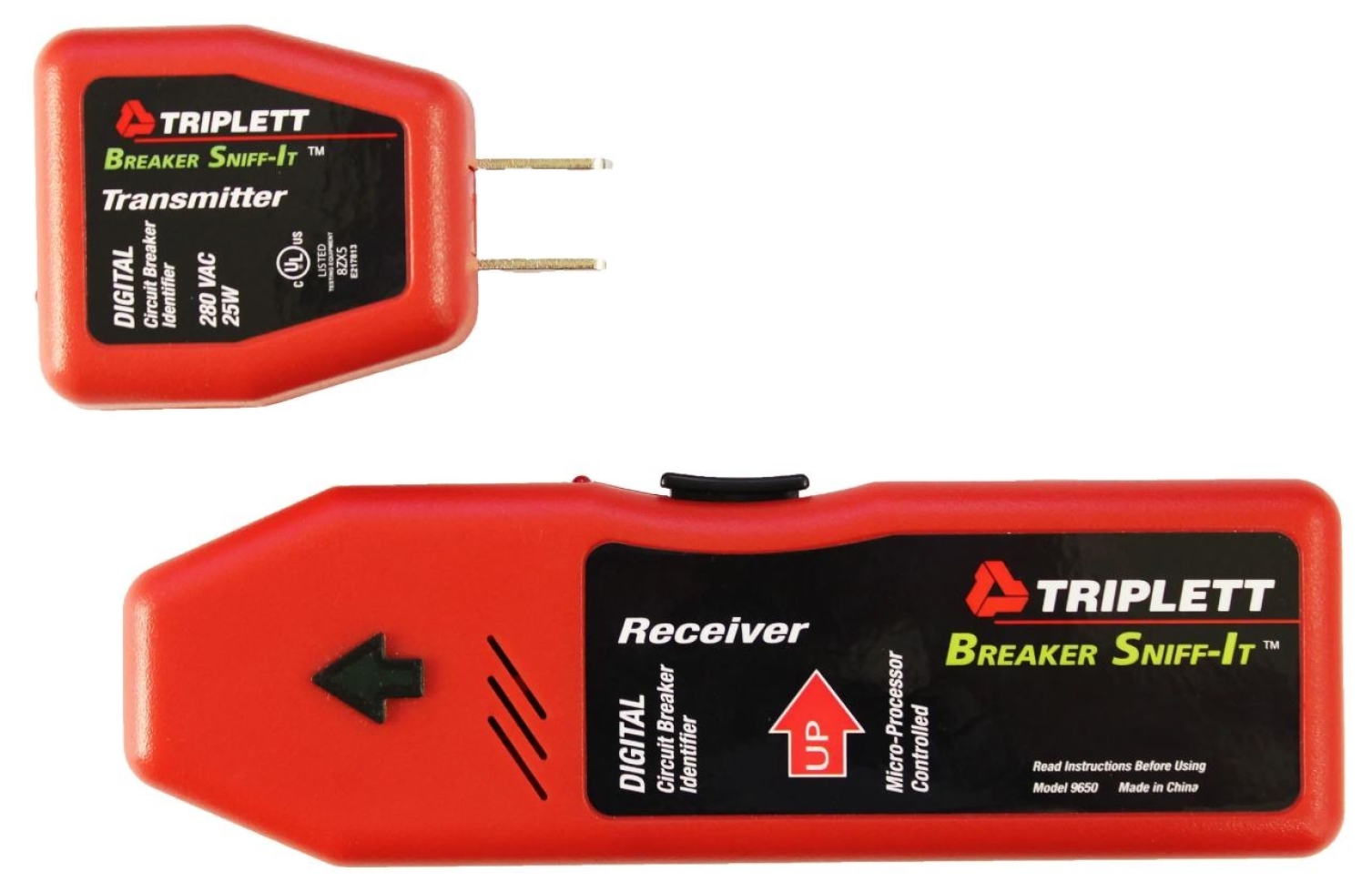 BREAKER SNIFF IT™ MICRO-PROCESSOR CIRCUIT BREAKER LOCATOR: 120/220 VAC TRANSMITTER - (9650)