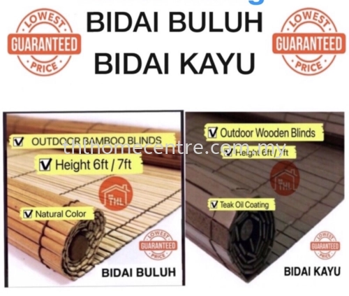 Bamboo & Wooden Outdoor Blinds