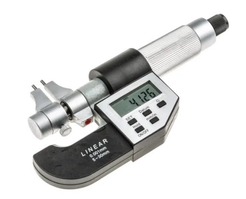  705-1260 - RS PRO Internal Micrometer, Range 5 mm →30 mm