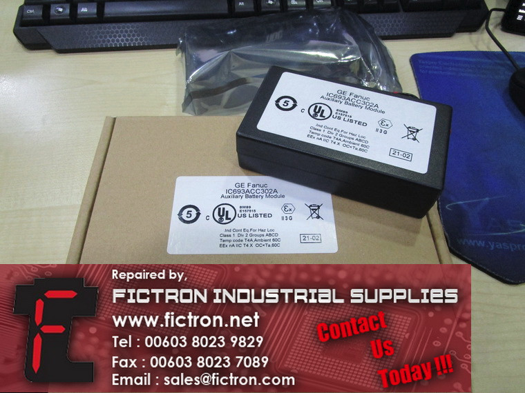 IC693ACC302A GE FANUC Auxiliary Battery Module Supply Malaysia Singapore Indonesia USA Thailand