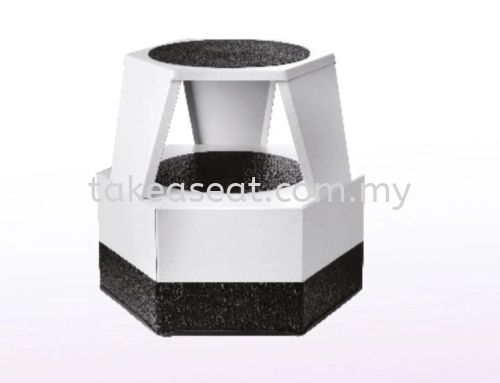 Hexagon Kick Step Stool (Steel)