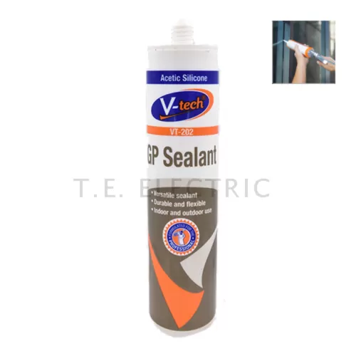 VTECH VT-202 SILICONE ADHESIVE & SEALANT GP 280gM (CLEAR)