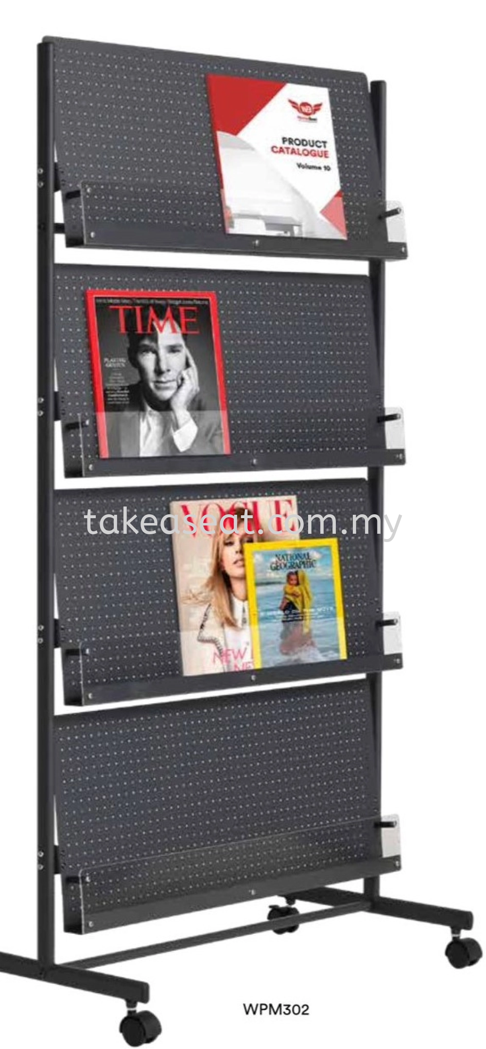 Deluxe Magazine Rack M302