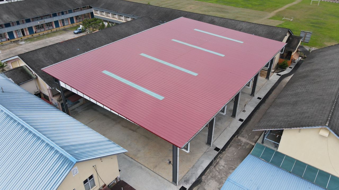 pu metal metal roofing 