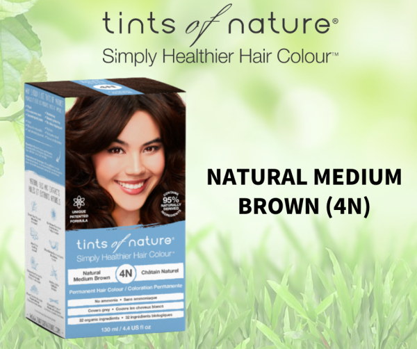 Tints of Nature Natural Medium Brown 4N (130 ml) Tints of Nature Malaysia, Melaka, Bachang Supplier, Suppliers, Supply, Supplies | Cheng Xiong Hair Saloon Supplier