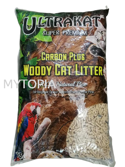 ULTRAKAT CARBONITE WOOD PELLET 15L WOOD CAT LITTER  Perak, Malaysia, Selangor, Kuala Lumpur (KL), Ipoh, Batu Gajah Supplier, Suppliers, Supply, Supplies | MYTOPIA PETCARE SDN. BHD.