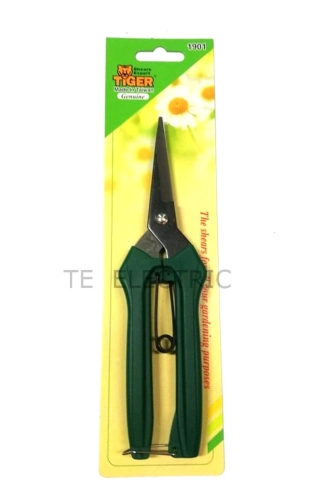 (TAIWAN) TIGER CUTTER 1901 PRUNING SHEARS 7 1/2 STRAIGHT BLADES GARDENING / AGRICULTURE / ELECTRICAL WIRING