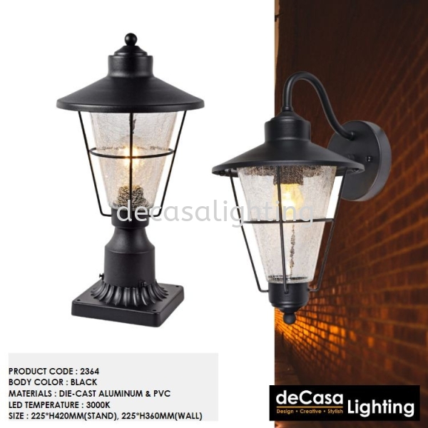 Outdoor Stand & Wall Light Outdoor Pillar Light OUTDOOR LIGHT Selangor, Kuala Lumpur (KL), Puchong, Malaysia Supplier, Suppliers, Supply, Supplies | Decasa Lighting Sdn Bhd