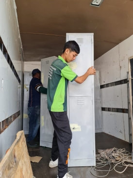 Second Hand Locker Besi Deliver to KPJ Bandar Perda Seberang Jaya Penang | Pembekal Perabot Asrama