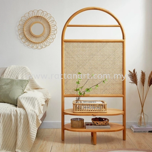 WOODEN PARTITION & DISPLAY SHELF