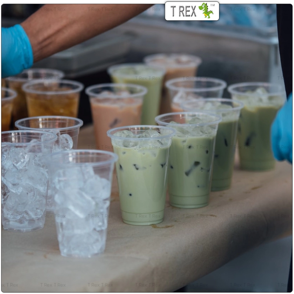 Disposable Milk Tea Plastic Cups Pp Plastic Cups Household