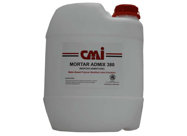 CMI MORTAR ADMIX 380 Latex Admixtures CMI Wall Material Johor Bahru (JB), Malaysia Wall & Floor Tiles, Toilet Appliances  | Fuii Seh Tiling Sdn Bhd