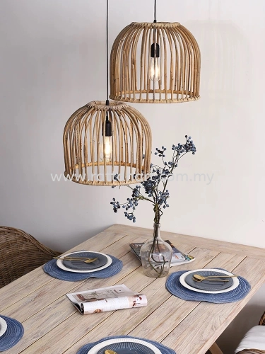 RATTAN PENDANT LIGHT