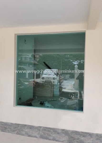 Fixed Glass Panel Curtain Wall Selangor, Malaysia, Kuala Lumpur (KL), Sungai Buloh Supplier, Suppliers, Supply, Supplies | Weng Cheong Glass Trading Sdn Bhd