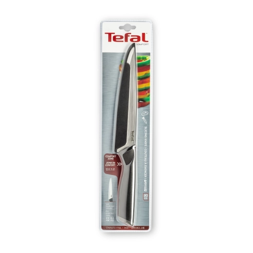 Tefal Comfort Slicing Knife 20cm w/cover K22137