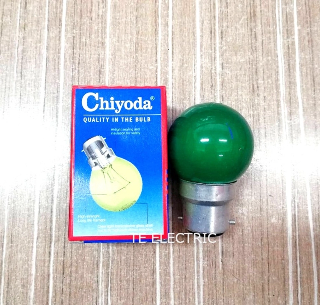 CHIYODA B22 5W BULB CHIYODA G40 PING PONG BULB INCANDESCENT BULB(YELLOW BLUE GREEN RED CLEAR)