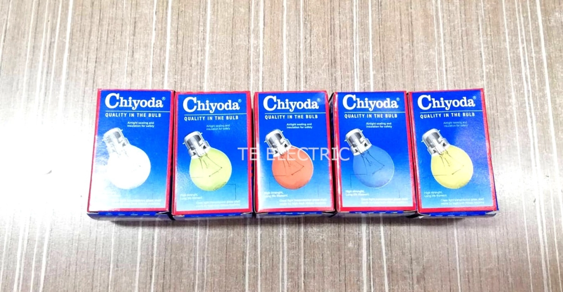 CHIYODA B22 5W BULB CHIYODA G40 PING PONG BULB INCANDESCENT BULB(YELLOW BLUE GREEN RED CLEAR)