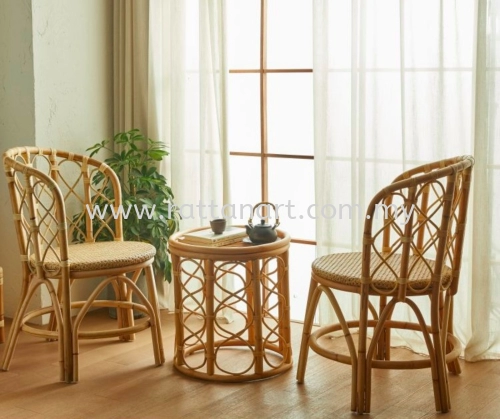 RATTAN DINING CHAIR