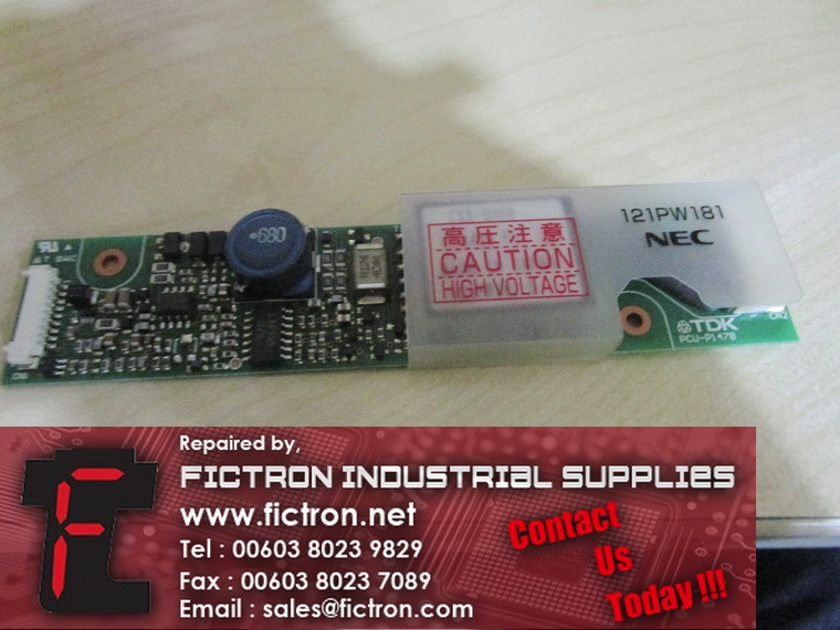 121PW181 NEC LCD Display Inverter Supply Repair Malaysia Singapore Indonesia USA Thailand
