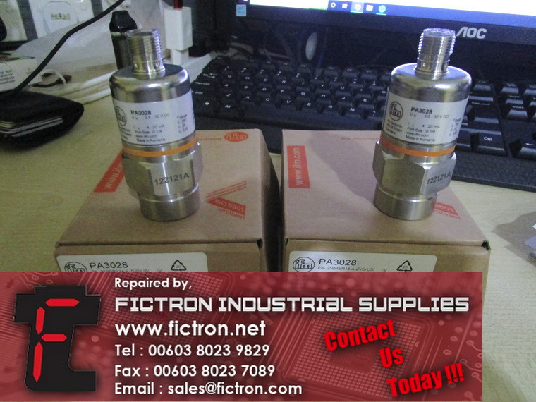PA3028 IFM ELECTRONIC Pressure Transmitter Supply Malaysia Singapore Indonesia USA Thailand
